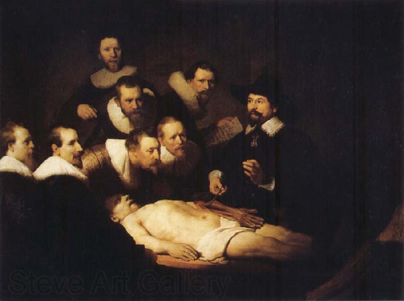 REMBRANDT Harmenszoon van Rijn The Anatomy Lesson by Dr.Tulp Spain oil painting art